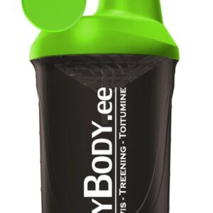 MyBody must-roheline shaker - BPA-vaba ja külmumiskindel