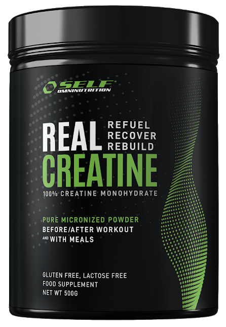 100% kreatiin-monohüdraat- SELF Real Creatine 500g
