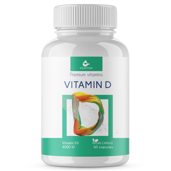 4000 IU D-vitamiin - PEPFOX Vitamin D