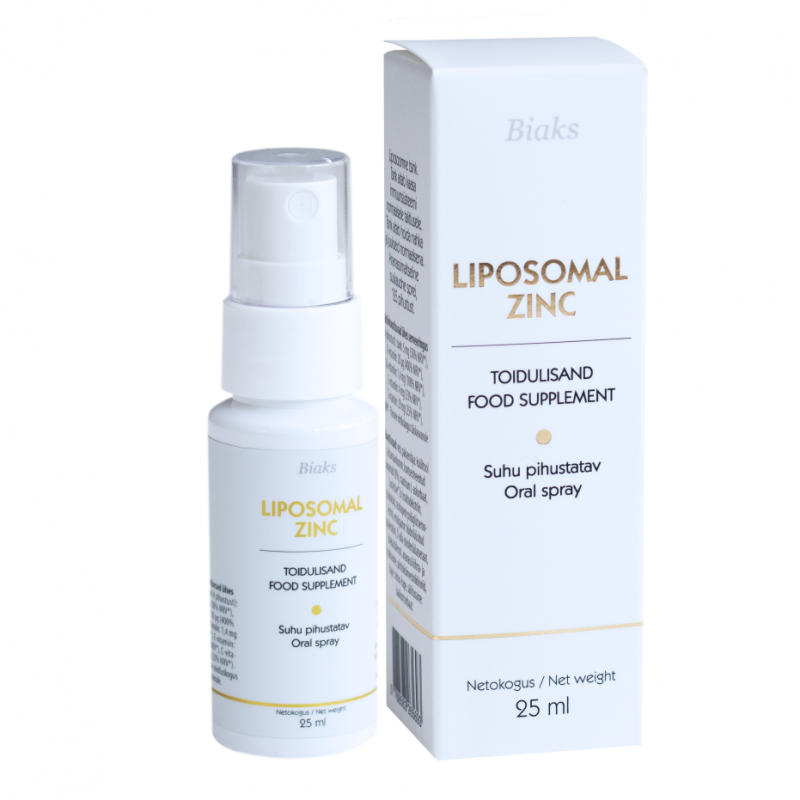 Pihustatav, liposoomse tehnoloogiaga tsink- Liposomal Zinc Spray