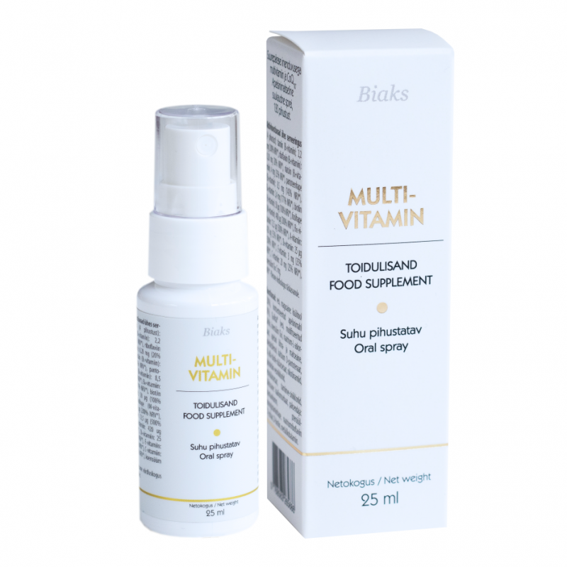 Suurepärase imenduvusega pihustatav multivitamiin - Multivitamin Spray